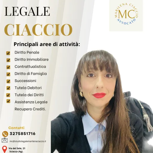 Avv. Marilena Ciaccio - Foro di Sciacca